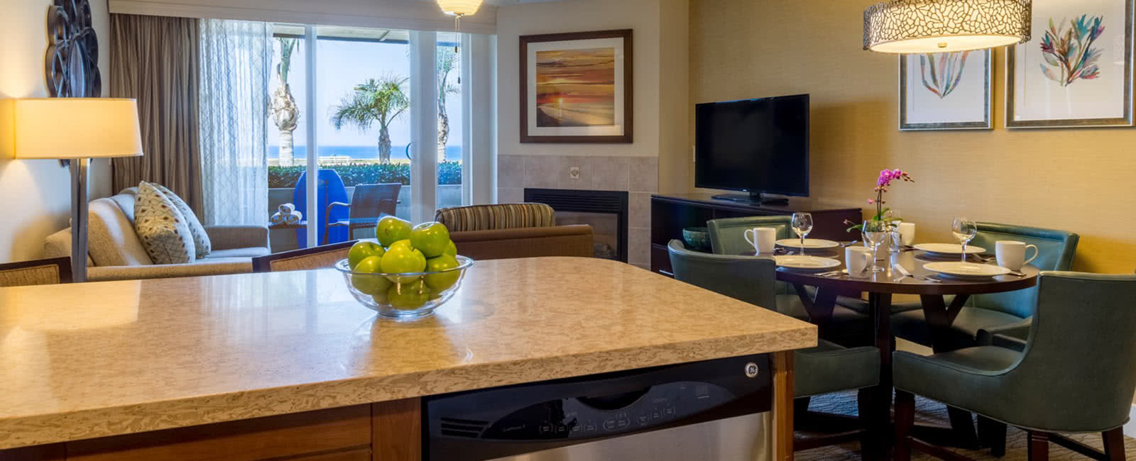 Living Area of Carlsbad Seapointe Resort in Carlsbad, California