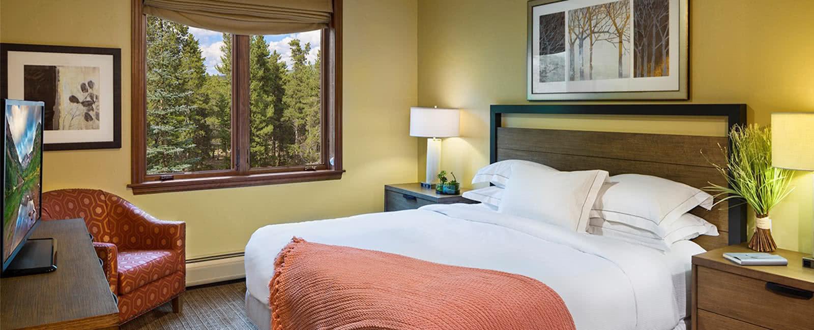 Bedroom at Valdoro Mountain Lodge in Breckenridge, Colorado