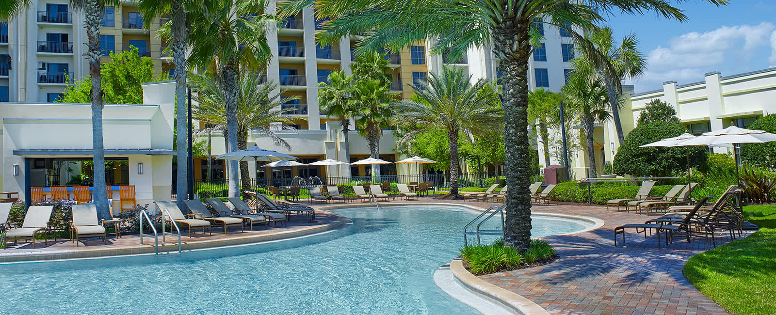 Pool at Las Palmeras, a Hilton Grand Vacations Club in Orlando, Florida
