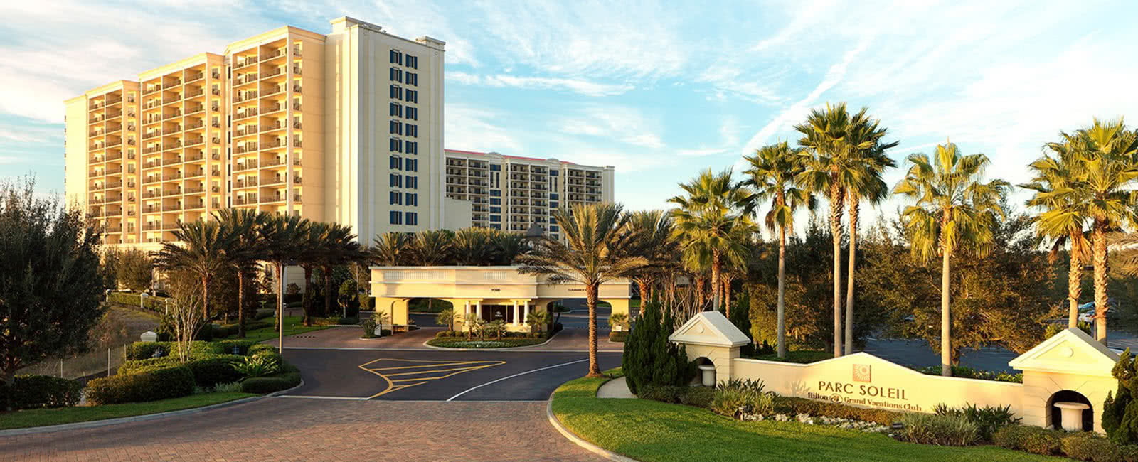 Exterior of Parc Soleil by Hilton Grand Vacations Club in Orlando, Florida