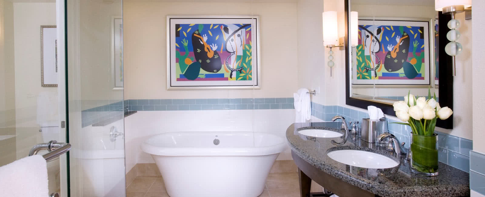 Bathroom at Parc Soleil by Hilton Grand Vacations Club in Orlando, Florida