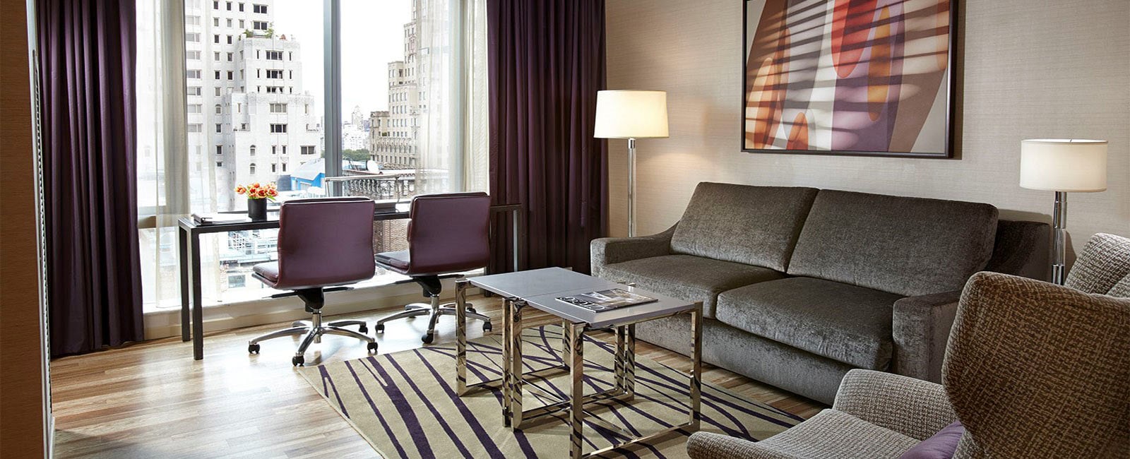 Living Area at West 57th Street Resort by Hilton Club in New York