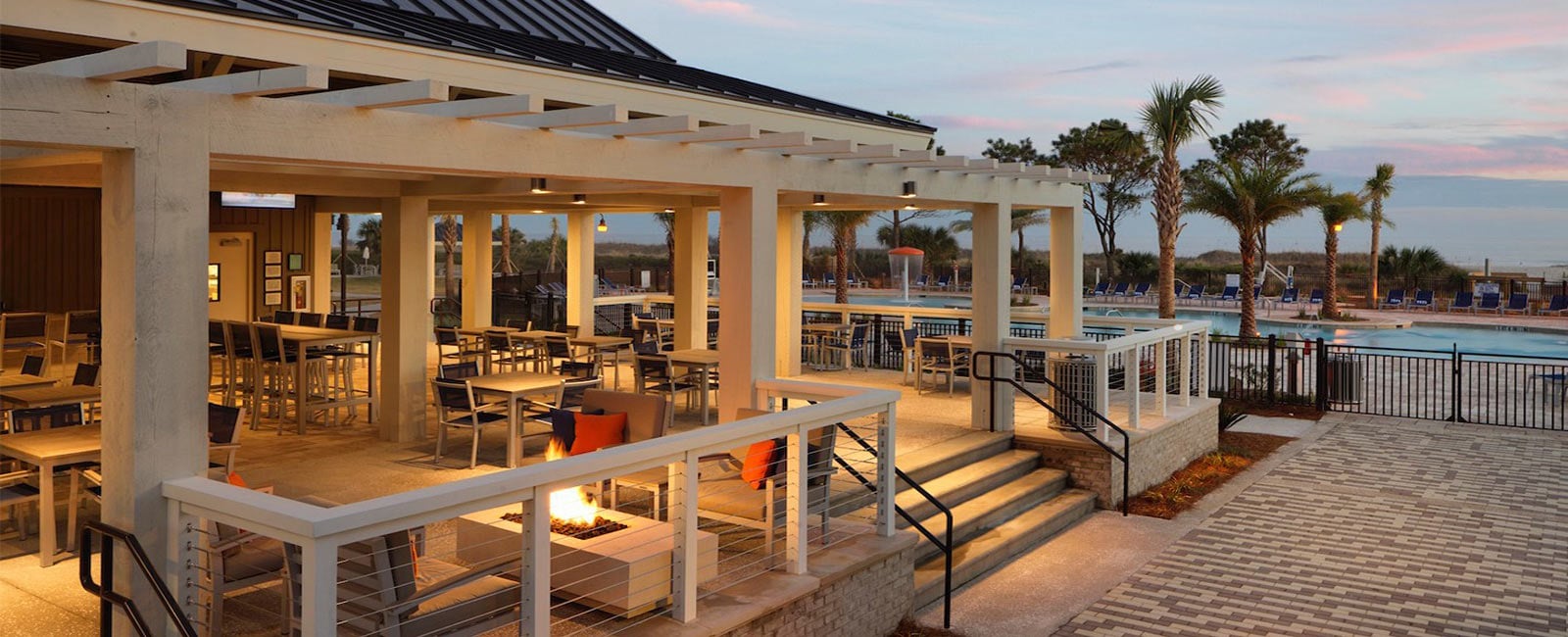 Restaurant at Ocean Oak Resort by Hilton Grand Vacations Club on Hilton Head Island, South Carolina